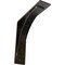 Ekena Millwork Morris Steel Bracket, Antiqued Warm Silver 3"W x 12"D x 12"H BKTM03X12X12MOAWS - alternate 1